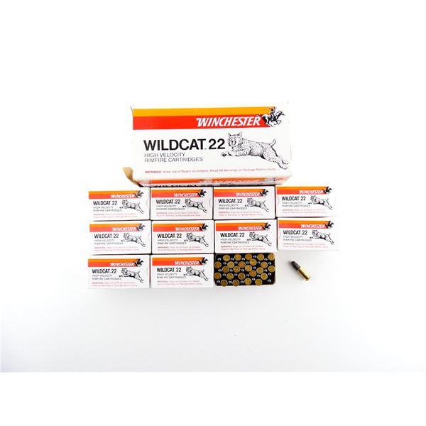 WINCHESTER WILDCAT .22 LR AMMO LOT