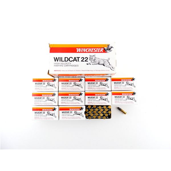 WINCHESTER WILDCAT .22 LR AMMO LOT