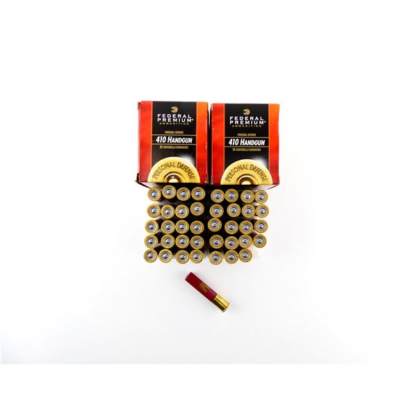 FEDERAL PREMIUM .410 HANDGUN 2 1/2" SHOT SHELL AMMO LOT