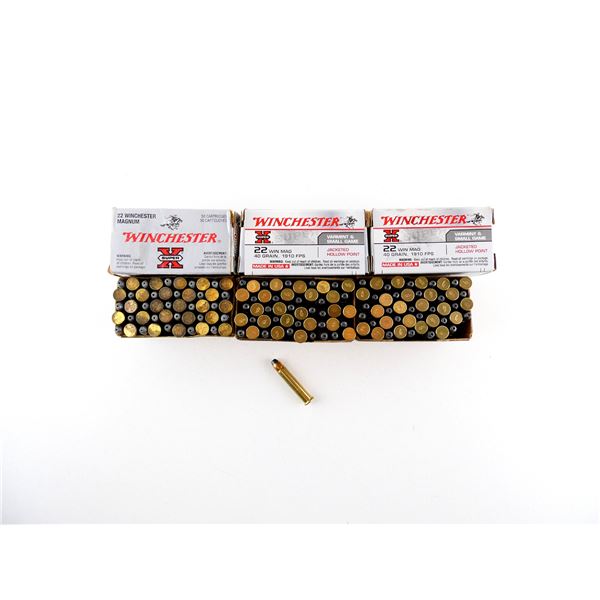 WINCHESTER .22 WIN MAG AMMO LOT