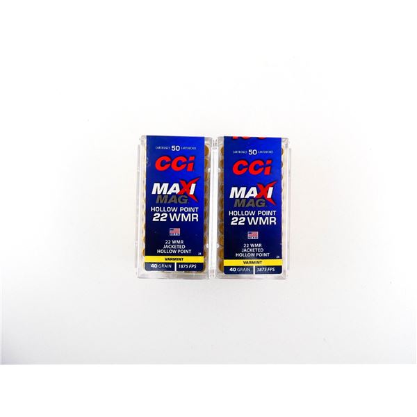 CCI MAXI MAG .22 WMR AMMO LOT