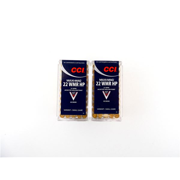 CCI MAXI MAG .22 WMR AMMO LOT