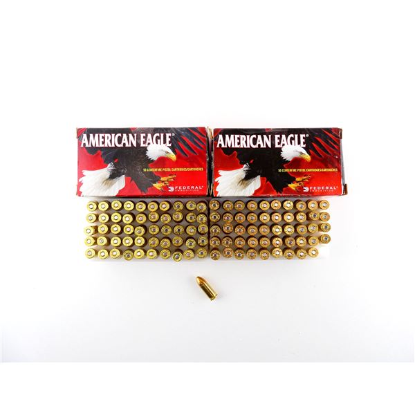 FEDERAL AMERICAN EAGLE 9MM LUGER AMMO LOT