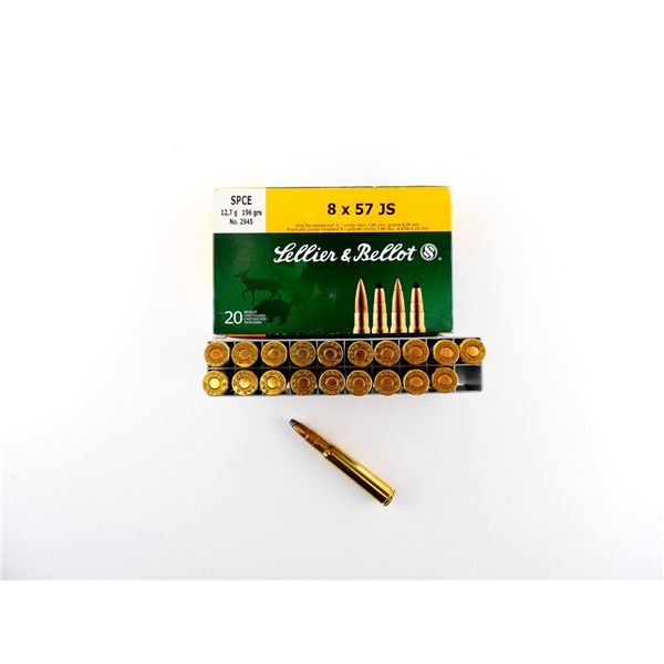 SELLIER & BELLOT 8X57 JS AMMO LOT