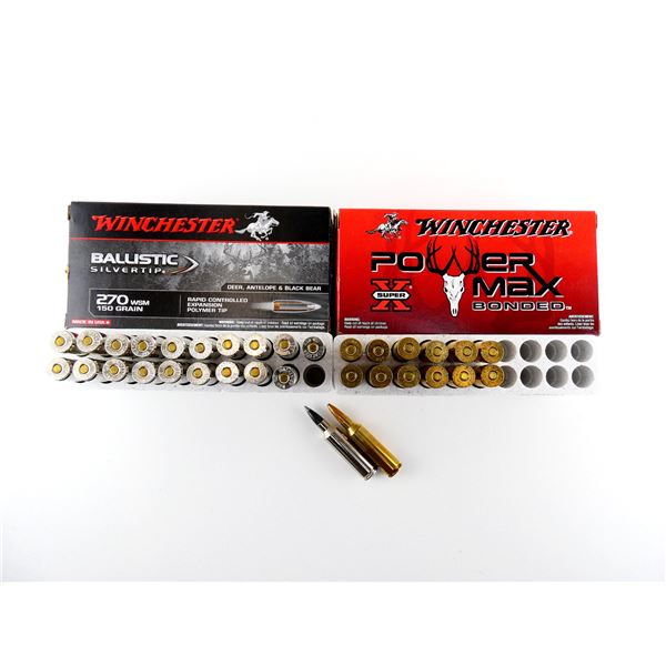 ASSORTED WINCHESTER .270 WSM AMMO LOT