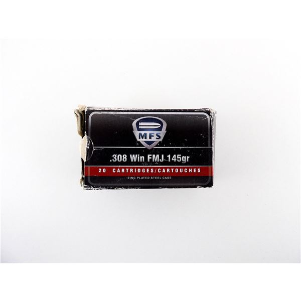 MFS .308 WIN AMMO LOT
