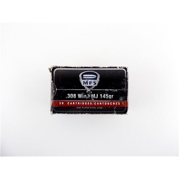 MFS .308 WIN AMMO LOT