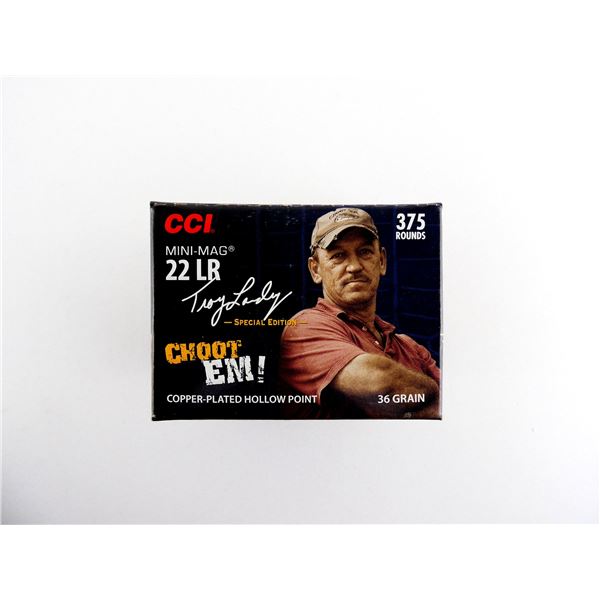 CCI TROY LANDRY SPECIAL EDITION .22 LR MINI-MAG AMMO LOT