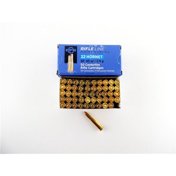 PPU .22 HORNET AMMO LOT