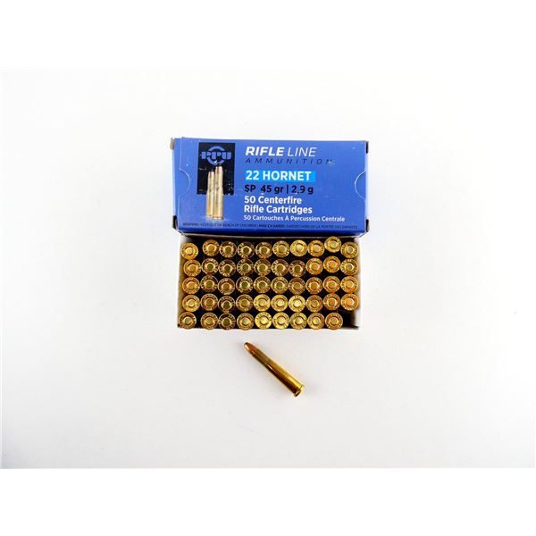 PPU .22 HORNET AMMO LOT