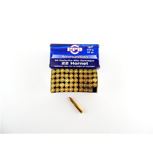 PPU .22 HORNET AMMO LOT