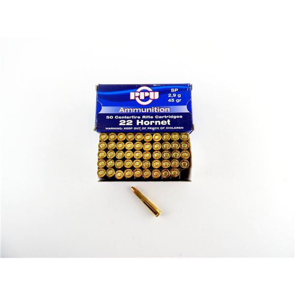 PPU .22 HORNET AMMO LOT