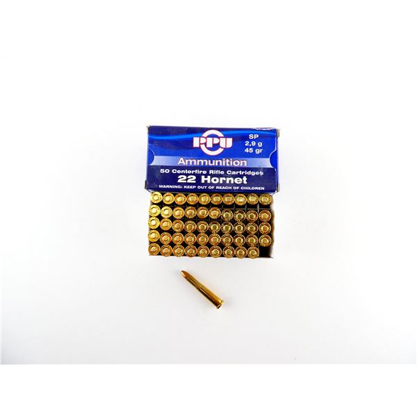 PPU .22 HORNET AMMO LOT