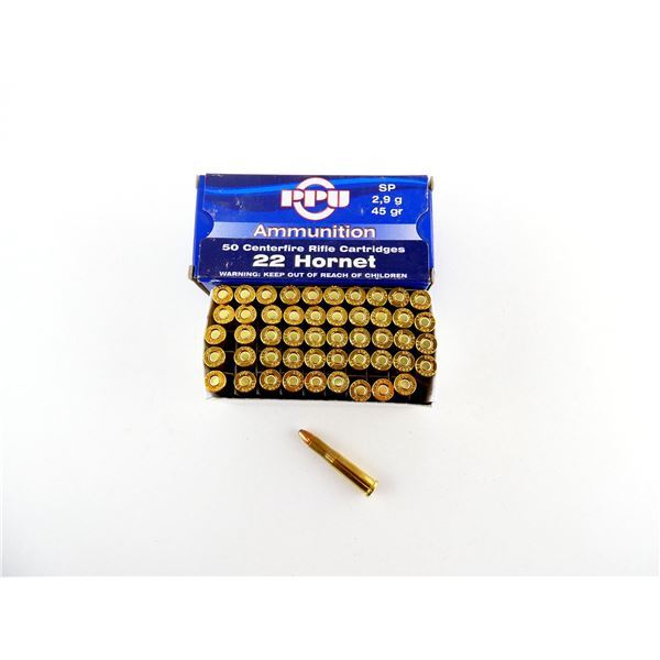 PPU .22 HORNET AMMO LOT