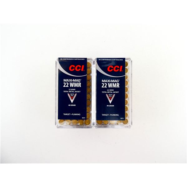 CCI MAXI-MAG .22 WMR AMMO LOT