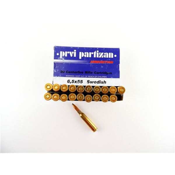 PRVI PARTIZAN 6.5X55 SWEDISH AMMO LOT