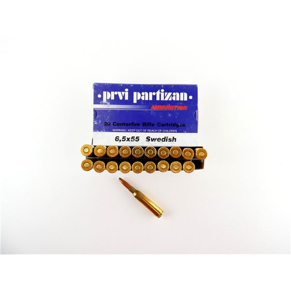 PRVI PARTIZAN 6.5X55 SWEDISH AMMO LOT