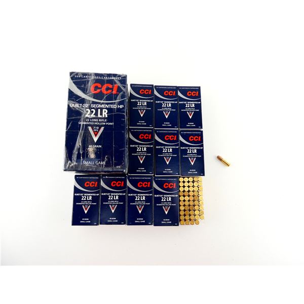 CCI QUIET-22 .22 LR AMMO LOT