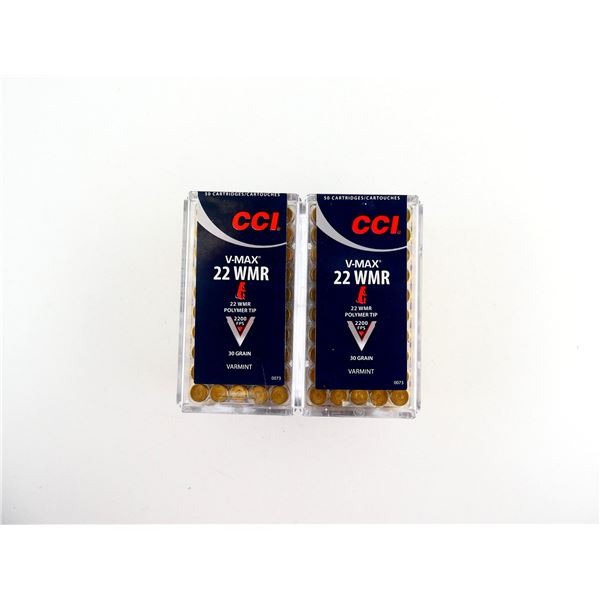 CCI V-MAX .22 WMR AMMO LOT
