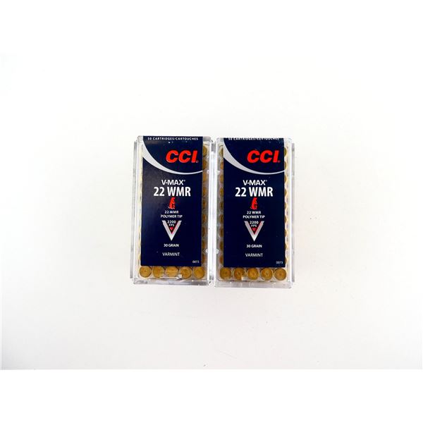 CCI V-MAX .22 WMR AMMO LOT
