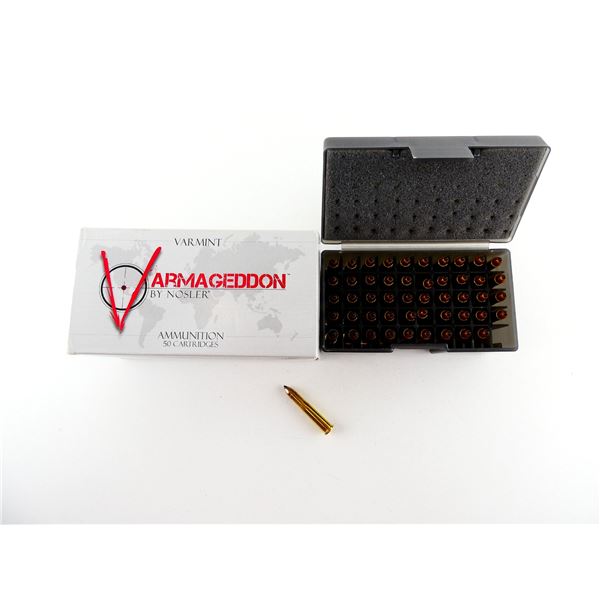NOSLER VARMAGEDDON .22 HORNET AMMO LOT