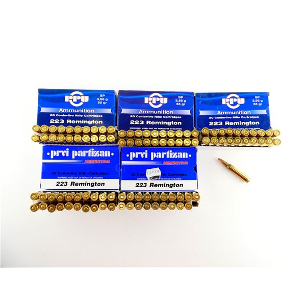 PPU .223 REM AMMO LOT