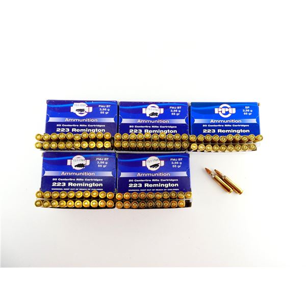 ASSORTED PPU .223 REM AMMO LOT