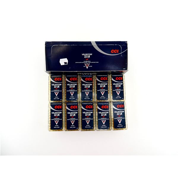 CCI VELOCITOR .22 LR AMMO LOT