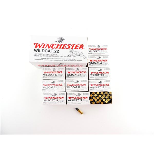 WINCHESTER WILDCAT .22 LR AMMO LOT