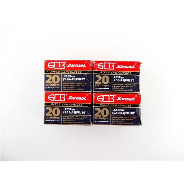 BARNAUL .223 REM (5.56X45) AMMO LOT