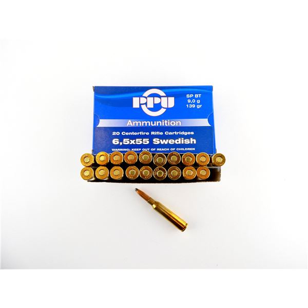 PPU 6.5X55 SWEDISH AMMO LOT