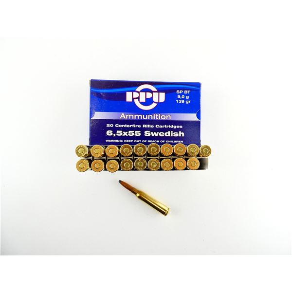PPU 6.5X55 SWEDISH AMMO LOT