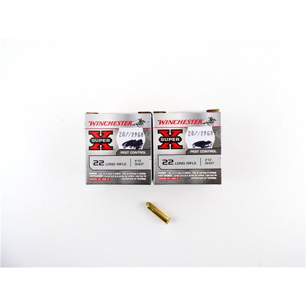 WINCHESTER SUPER X .22 LR SHOT SHELL AMMO LOT