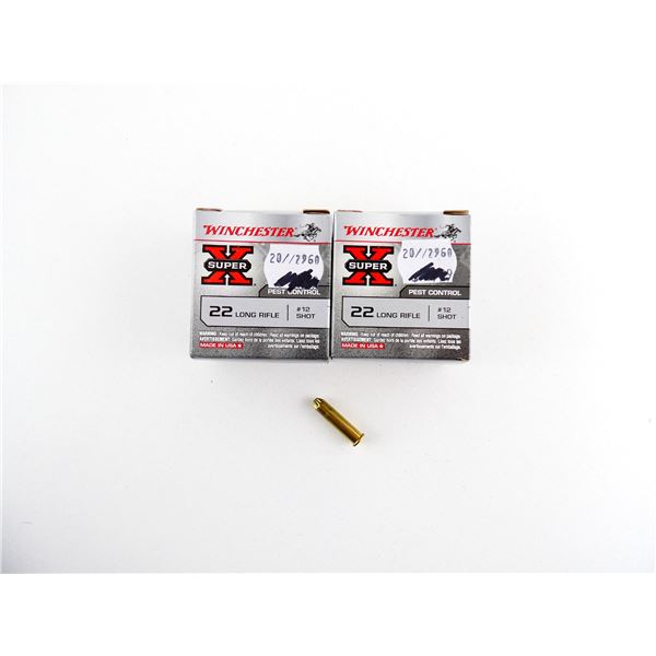 WINCHESTER SUPER X .22 LR SHOT SHELL AMMO LOT