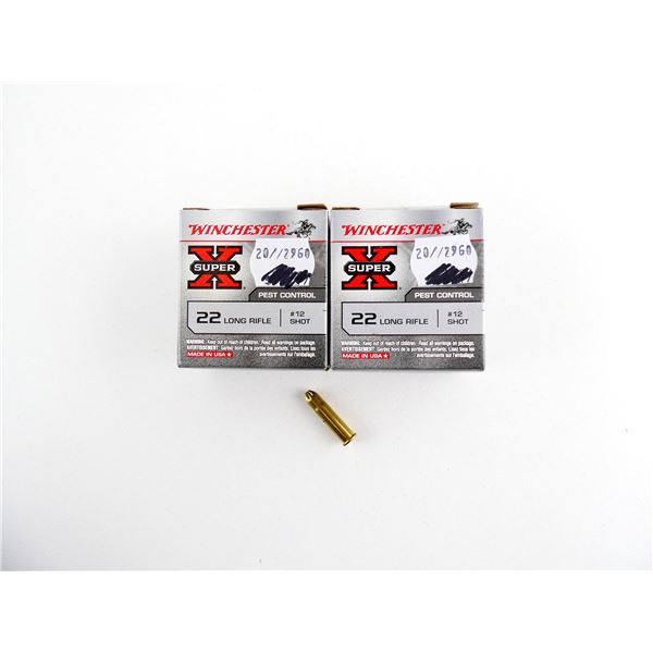 WINCHESTER SUPER X .22 LR SHOT SHELL AMMO LOT