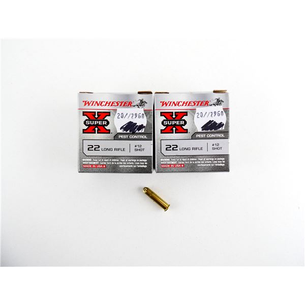 WINCHESTER SUPER X .22 LR SHOT SHELL AMMO LOT