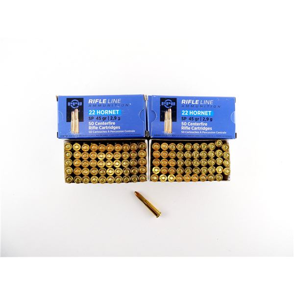 PPU .22 HORNET AMMO LOT