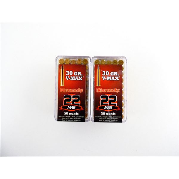HORNADY .22 MAG AMMO LOT