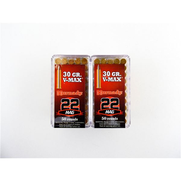 HORNADY .22 MAG AMMO LOT