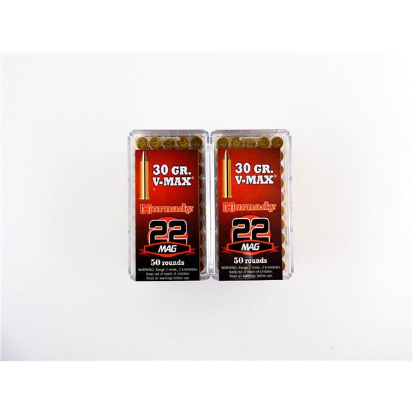 HORNADY .22 MAG AMMO LOT