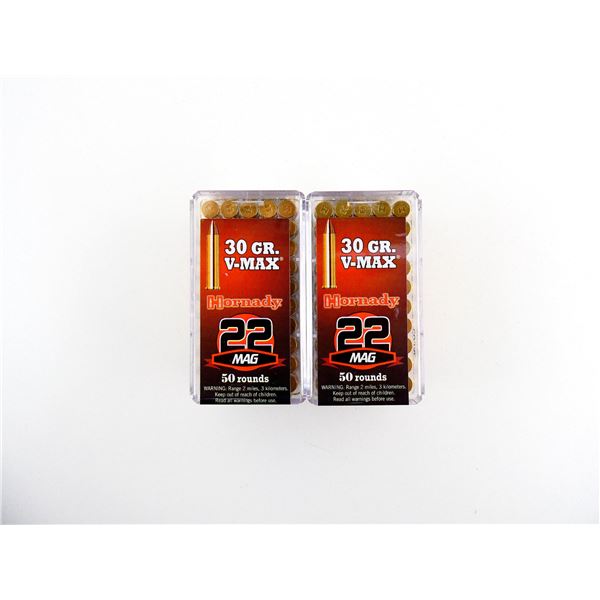 HORNADY .22 MAG AMMO LOT