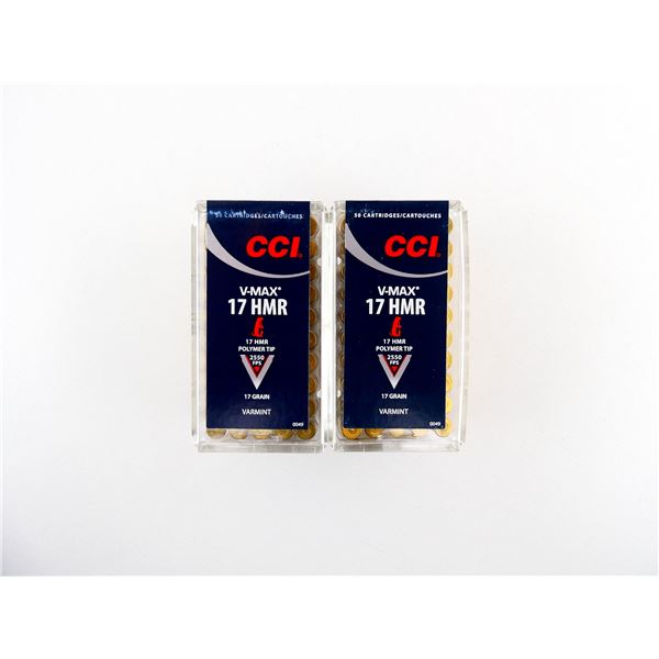 CCI V-MAX .17 HMR AMMO LOT