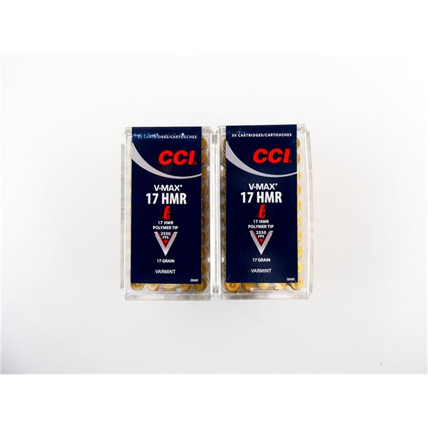 CCI V-MAX .17 HMR AMMO LOT