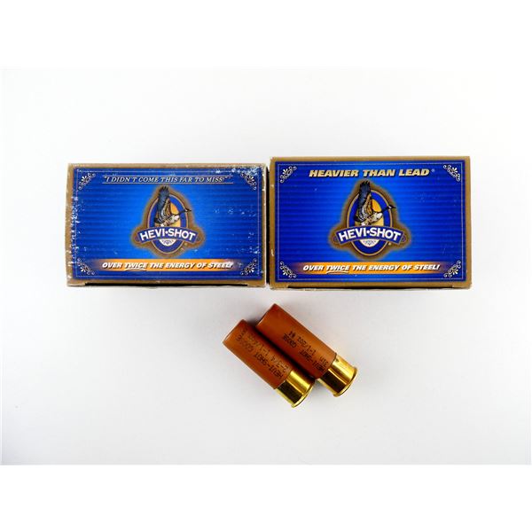 ASSORTED HEVI-SHOT 12 GAUGE 2 3/4" AND 3" SHOT SHELL AMMO LOT