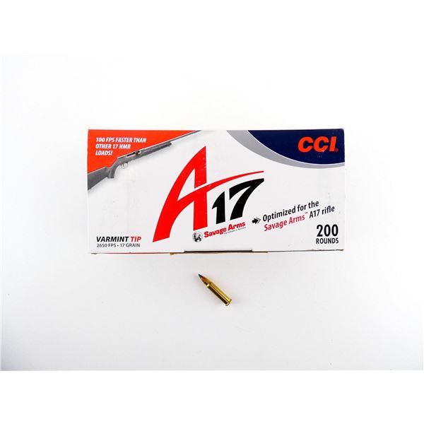 CCI A .17 HMR AMMO LOT