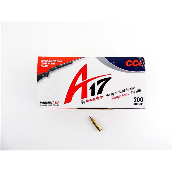 CCI A .17 HMR AMMO LOT