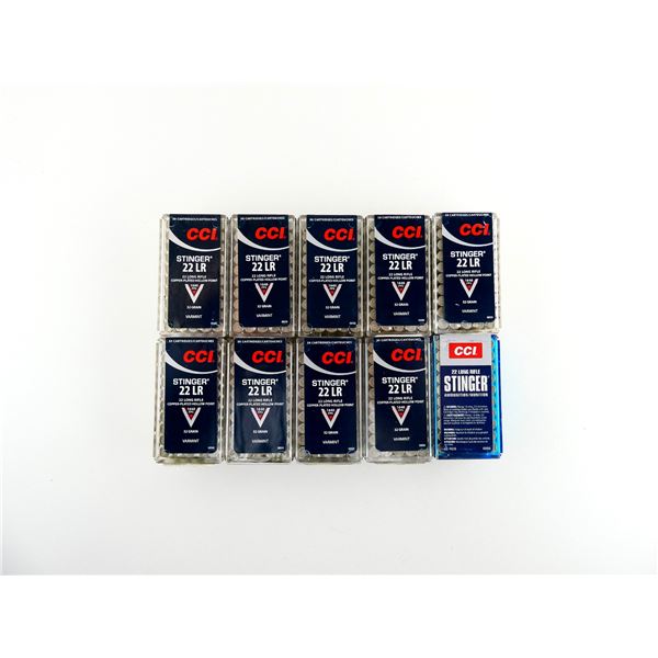 CCI STINGER .22 LR AMMO LOT