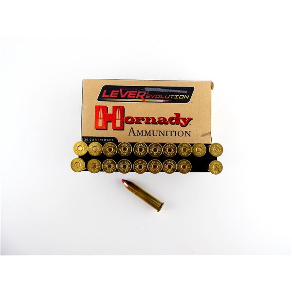HORNADY .45-70 GOVT AMMO AND NON-PRIMED BRASS CASES LOT