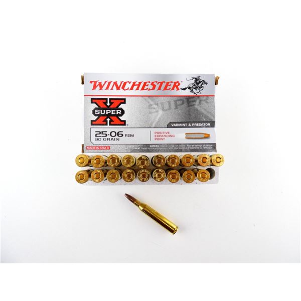 WINCHESTER SUPER X .25-06 REM AMMO LOT