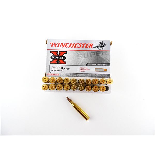 WINCHESTER SUPER X .25-06 REM AMMO LOT